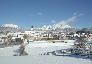 Winteransicht Mariapfarr im Lungau